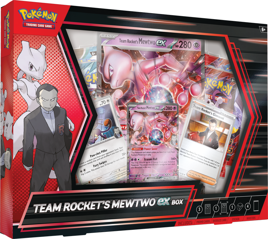 Team Rockets Mewtwo ex Box INGLÉS