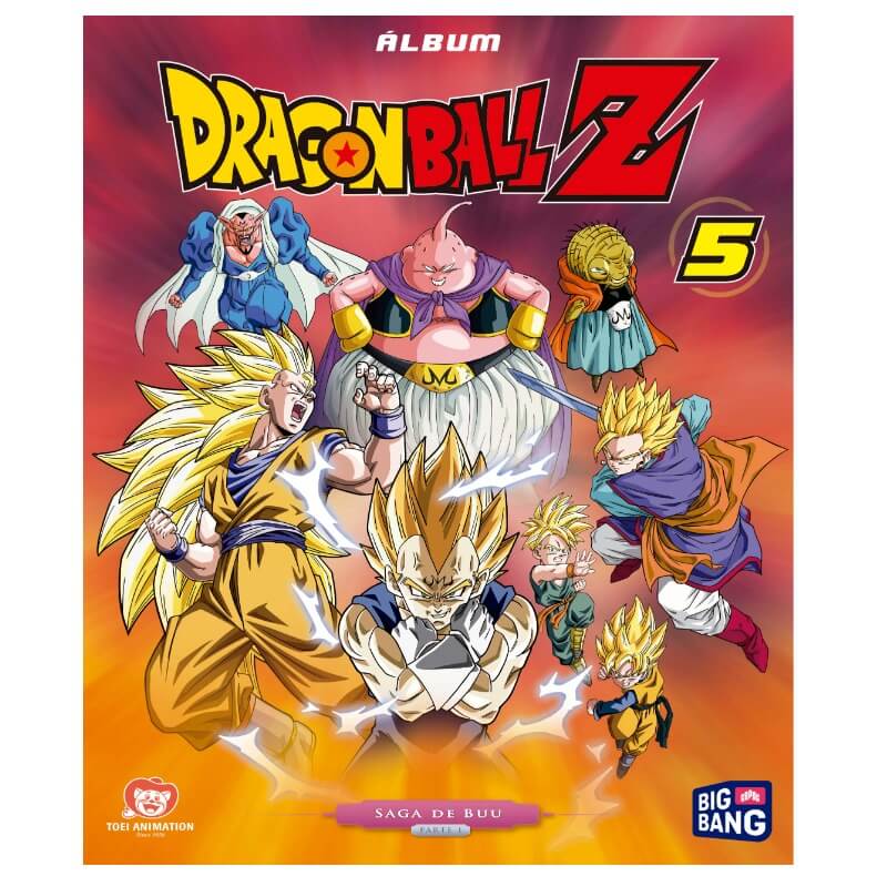 Álbum Tapa Dura Dragon Ball Z 5 - Saga de Buu