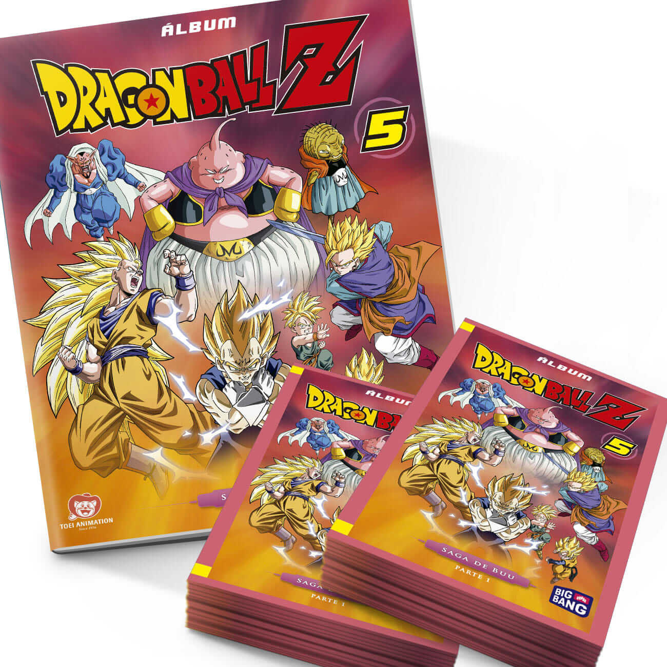 Pack Álbum + 50 sobres Dragon Ball Z 5 - Saga de Buu