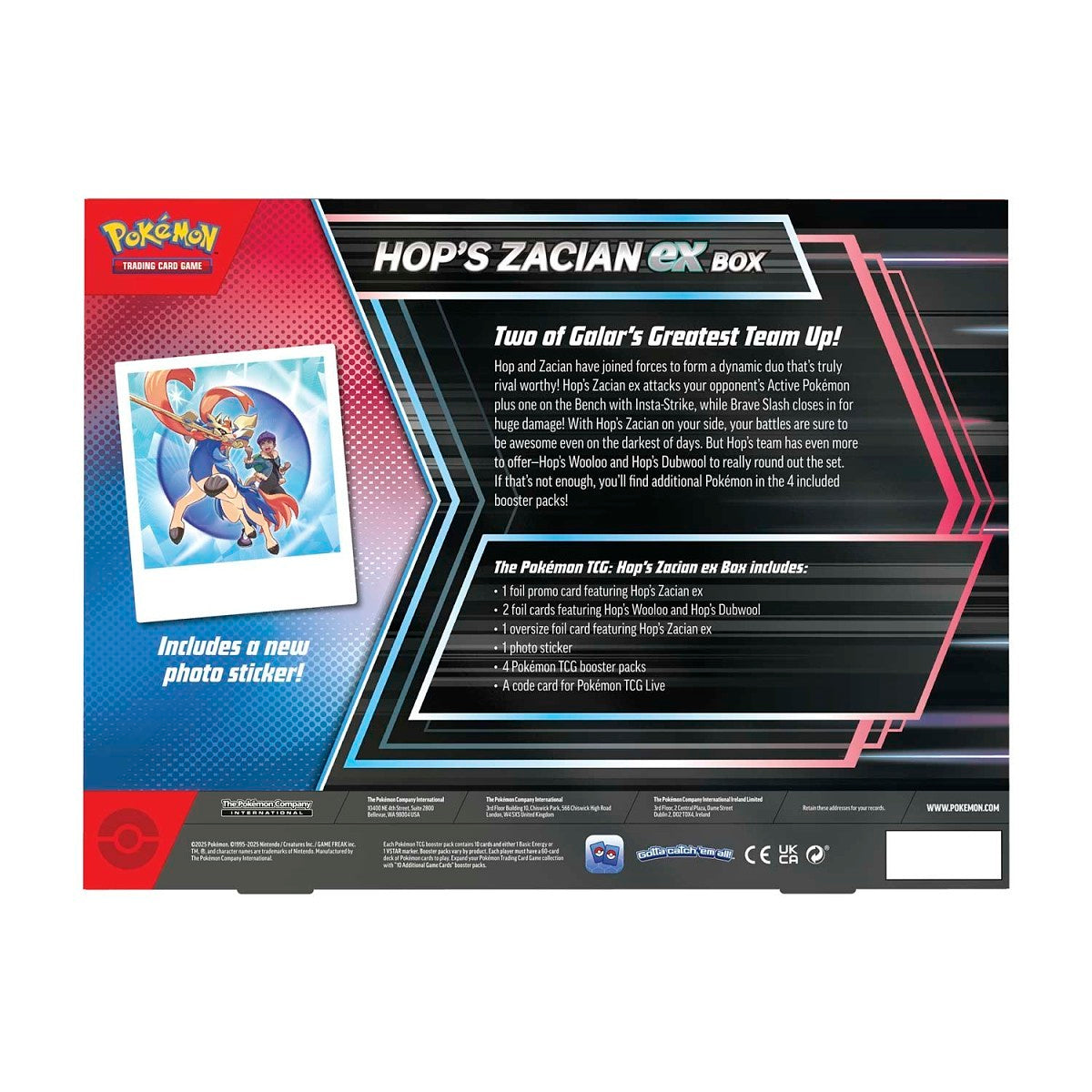 Hops Zacian ex Box INGLÉS
