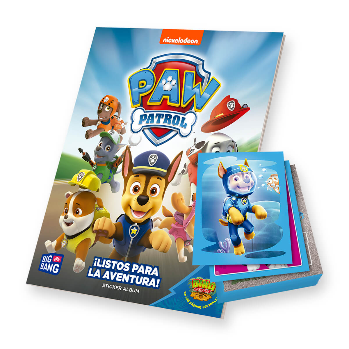 Colección Completa Álbum Paw Patrol 3 - Listos para la Aventura