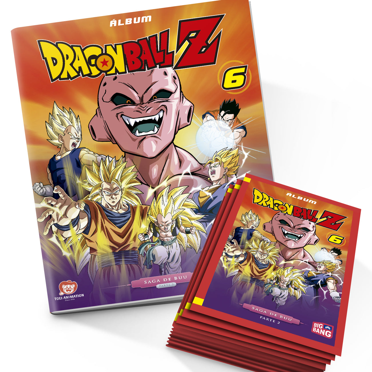 Álbum + 25 sobres Dragon Ball Z 6 - Saga de Buu Parte 2