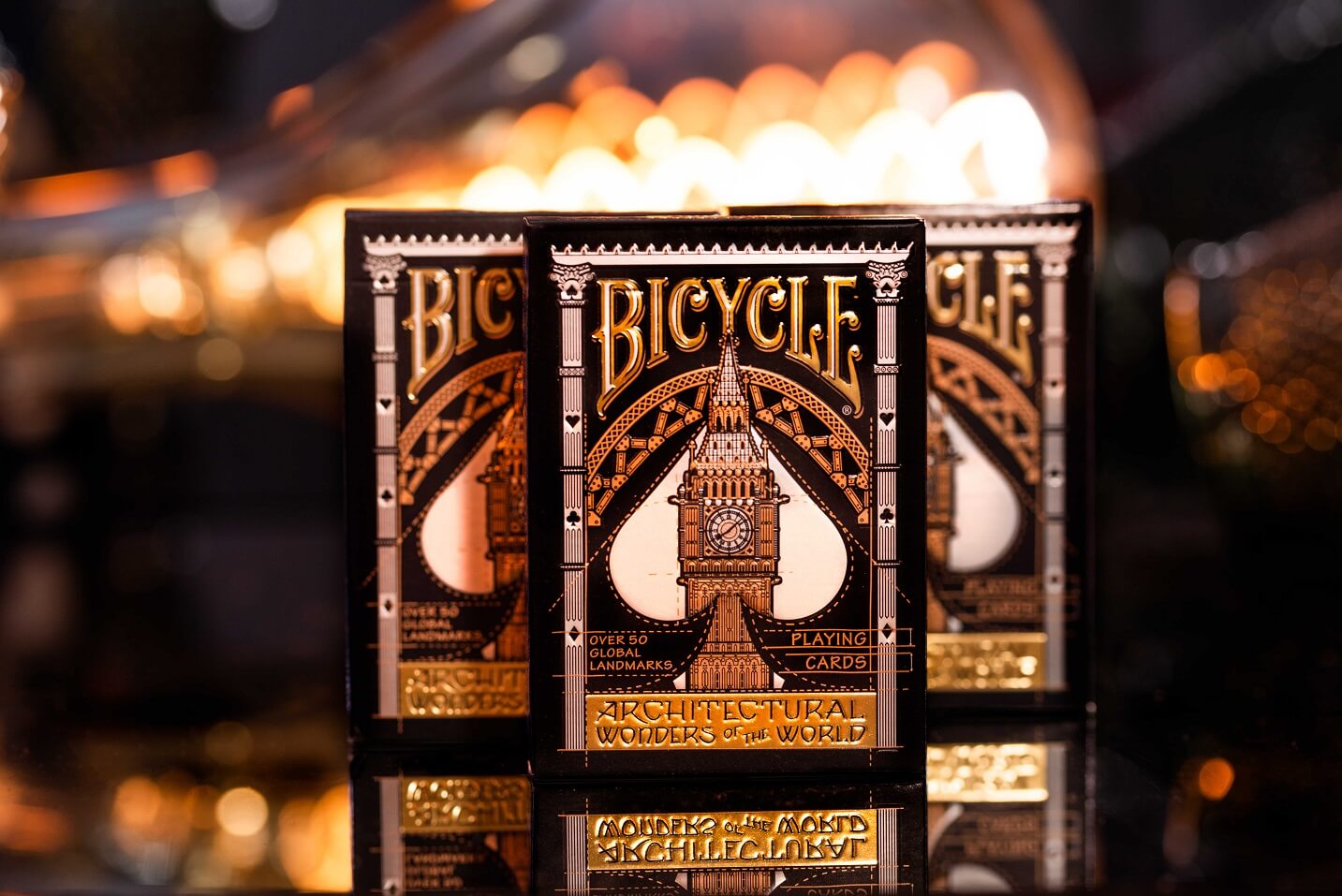 Naipes Bicycle Creatives - Architectual Wonders of the World