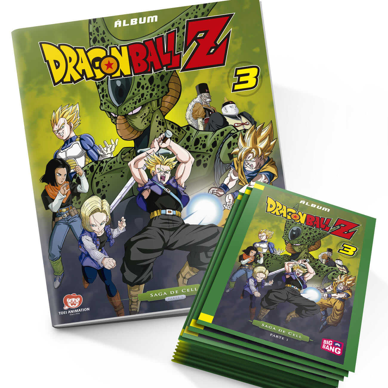 Pack Álbum + 25 sobres Dragon Ball Z 3 - Saga de Cell