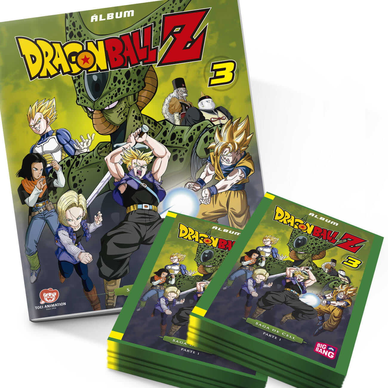 Pack Álbum + 50 sobres Dragon Ball Z 3 - Saga de Cell