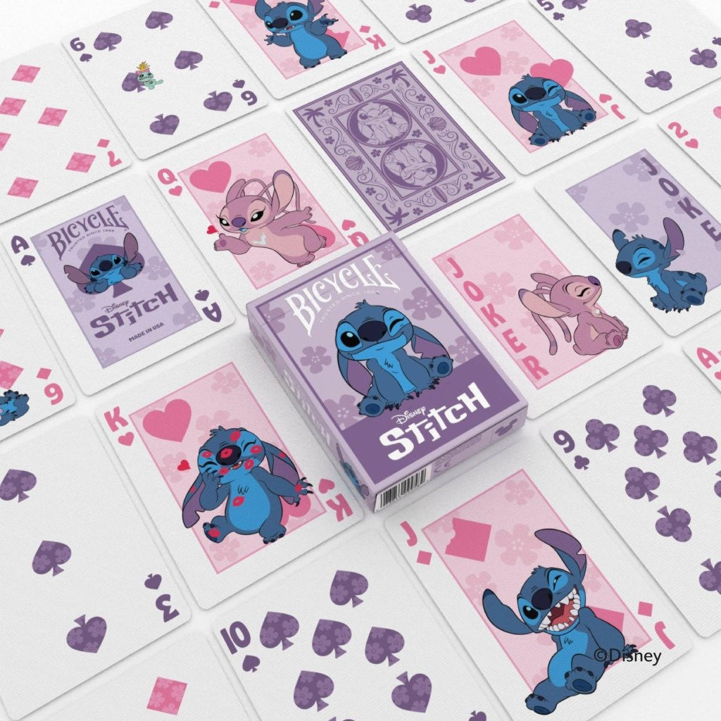 Naipes Bicycle Disney - Stitch Purple – Big Bang Copag