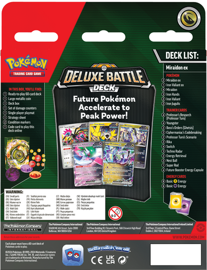 Pokémon - Miraidon / Koraidon ex Deluxe Battle Deck - Inglés