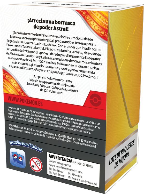 Surging Sparks Booster Bundle ESPAÑOL