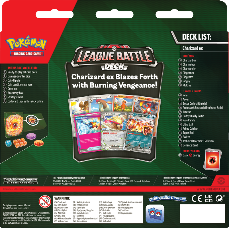 Charizard ex League Battle Deck INGLÉS
