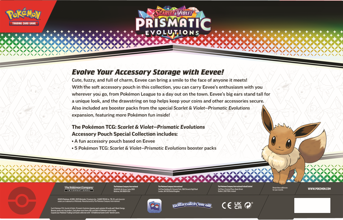 2° SELECCIÓN SV8.5 Prismatic Evolutions  Accessory Pouch ESPAÑOL