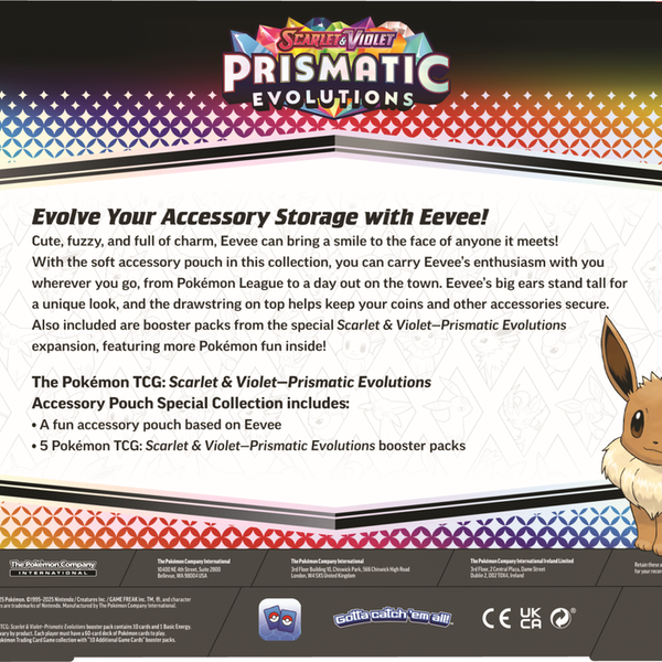 2° SELECCIÓN SV8.5 Prismatic Evolutions  Accessory Pouch ESPAÑOL