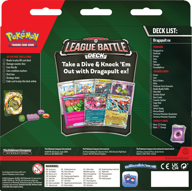 Dragapult ex League Battle Deck ESPAÑOL