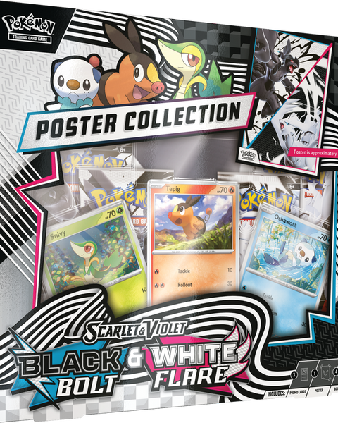 2° SELECCIÓN SV10.5 Black Bolt & White Flare - Unova Poster Collection ESPAÑOL