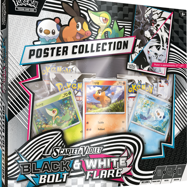 2° SELECCIÓN SV10.5 Black Bolt & White Flare - Unova Poster Collection ESPAÑOL