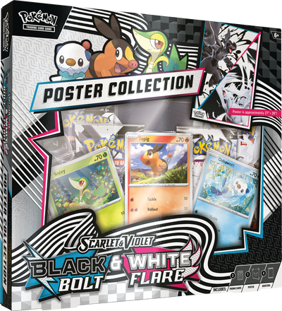 2° SELECCIÓN SV10.5 Black Bolt & White Flare - Unova Poster Collection ESPAÑOL