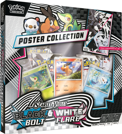 SV10.5 Black Bolt & White Flare - Unova Poster Collection INGLÉS