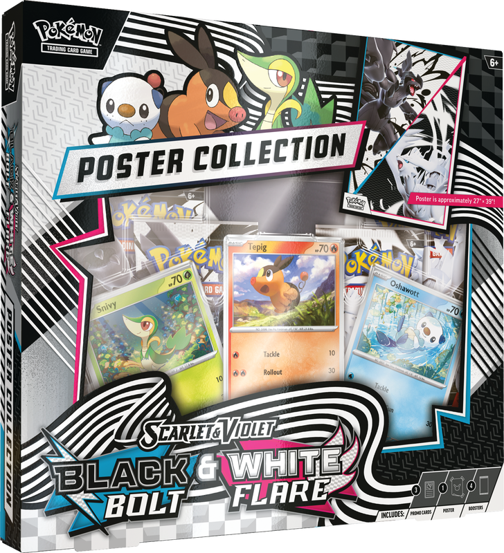 SV10.5 Black Bolt & White Flare - Unova Poster Collection ESPAÑOL