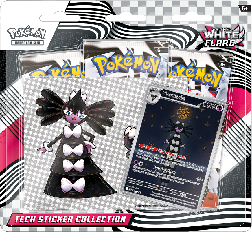 SV 10.5 White Flare - Tech Sticker Collection ESPAÑOL