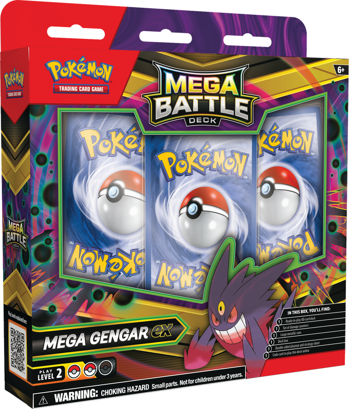 Mega Battle Deck Gengar ex – inglés – mazo
