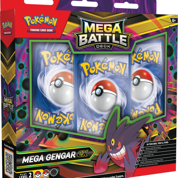 Mega Battle Deck Gengar ex – inglés – mazo
