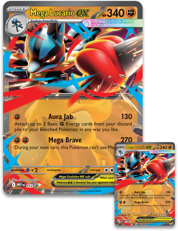 Mega Lucario ex Figure Collection ESPAÑOL