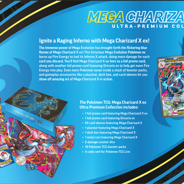 Mega Charizard X ex Ultra Premium Collection ESPAÑOL