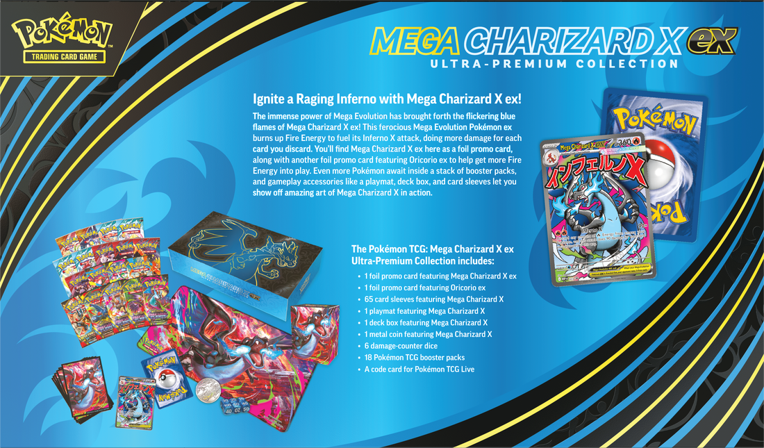 Mega Charizard X ex Ultra Premium Collection ESPAÑOL
