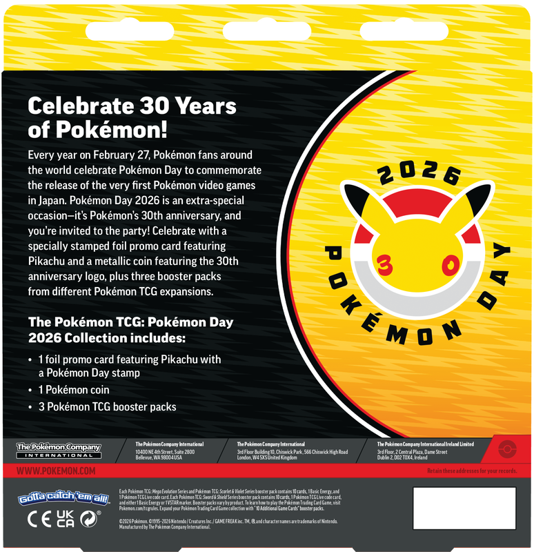 Pokémon Day 2026 Collection INGLÉS