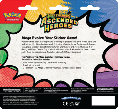 Ascended Heroes Tech Sticker Collection INGLÉS