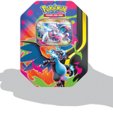 Mega Charizard Tin – contenido