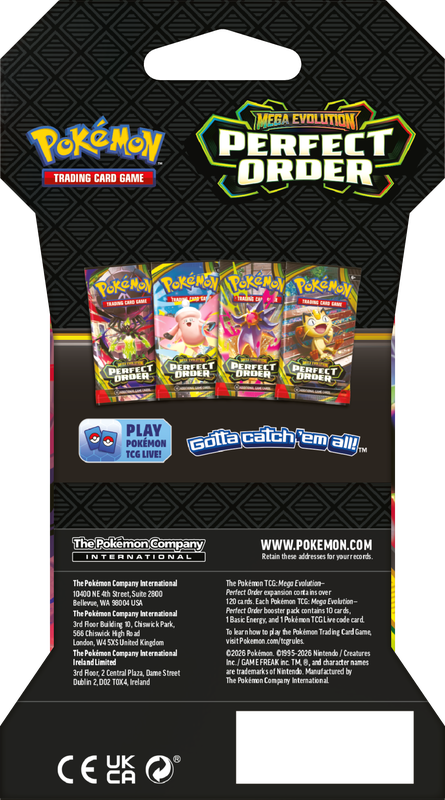 Perfect Order Sleeved Booster – reverso