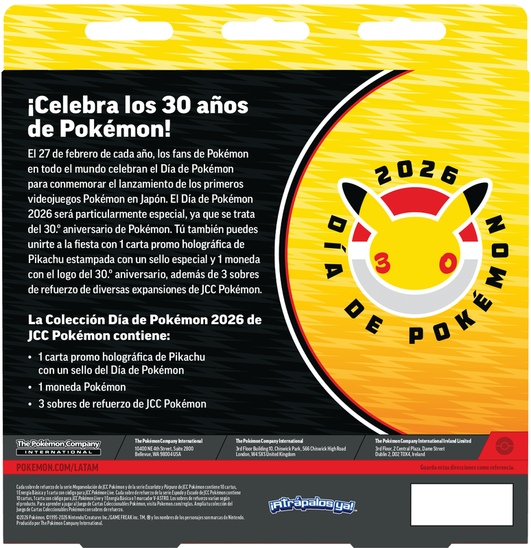 Pokémon Day 2026 Collection ESPAÑOL