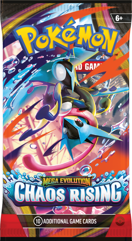 Chaos Rising Booster – Inglés – sobre Mega Greninja