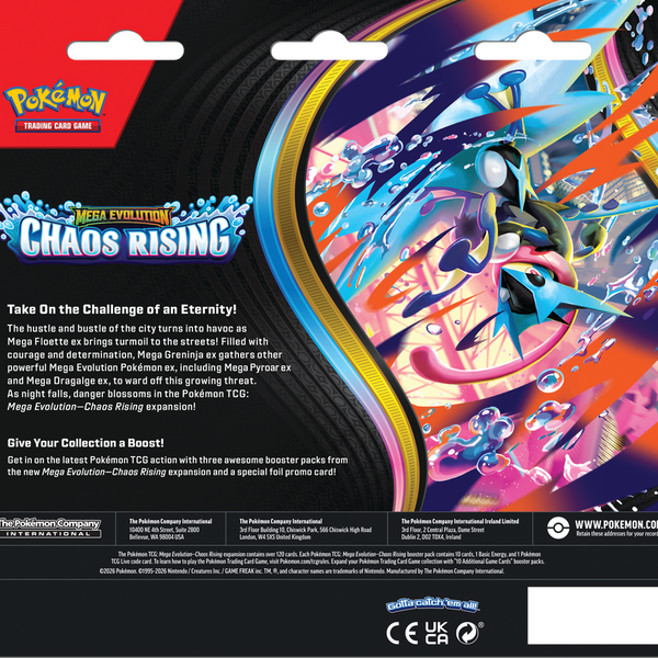Chaos Rising 3-Pack Blister – Inglés – reverso