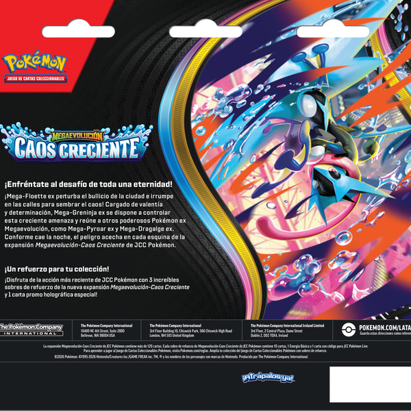 Chaos Rising 3-Pack Blister – Español – reverso