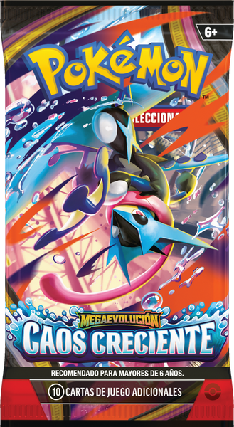 Chaos Rising 3-Pack Blister – Español – sobre Greninja