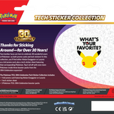 30th Celebration Tech Sticker Collection – inglés – Lucario reverso