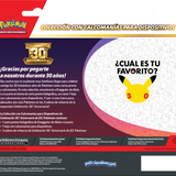 30th Celebration Tech Sticker Collection – español – Lucario reverso