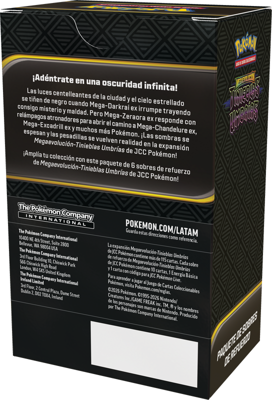 Pitch Black Booster Bundle – Español – reverso