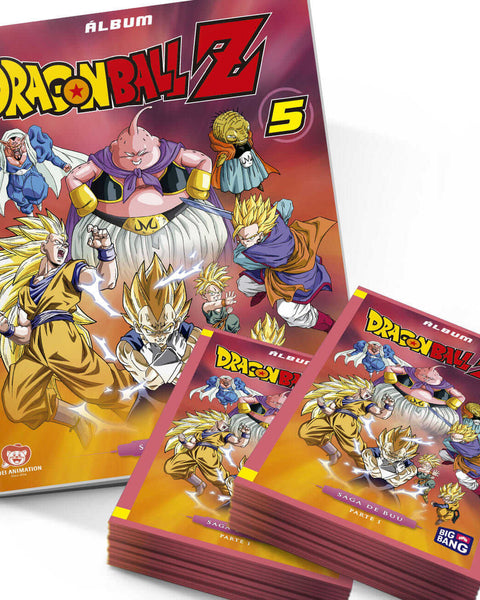 Pack Álbum + 50 sobres Dragon Ball Z 5 - Saga de Buu