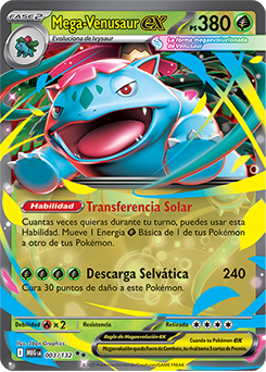 Mega Venusaur ex Premium Collection ESPAÑOL