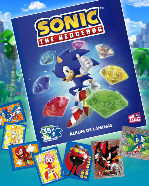 Álbum+50 sobres Sonic "The Hedgehog" 35° Aniversario (2025)