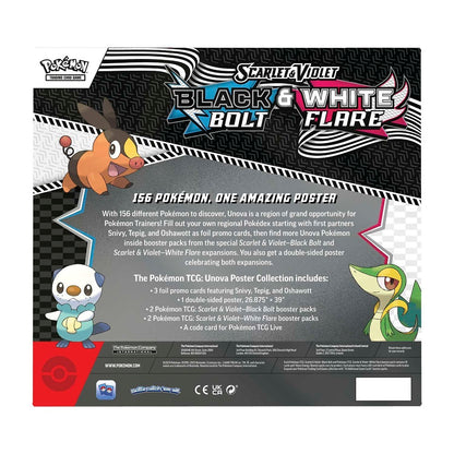 SV10.5 Black Bolt & White Flare - Unova Poster Collection INGLÉS