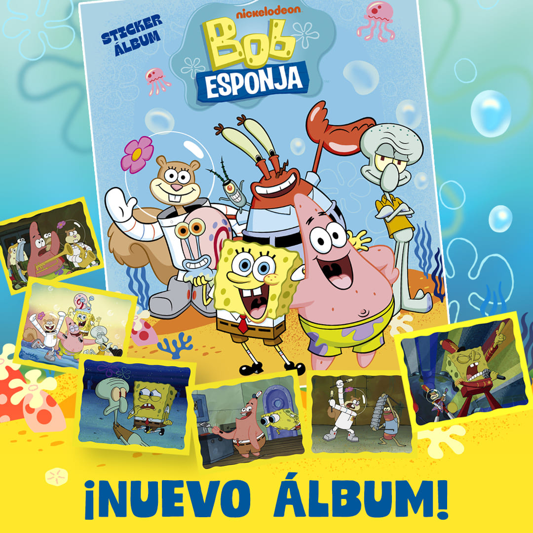 50 Sobres Álbum "BOB ESPONJA" 2026