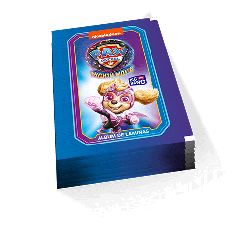 OFERTA! Sobre Álbum Paw Patrol - "The Mighty Movie" 2023