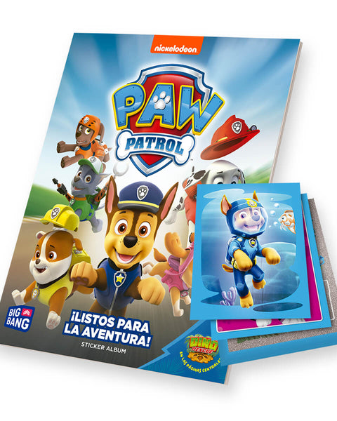 Colección Completa Álbum Paw Patrol 3 - Listos para la Aventura