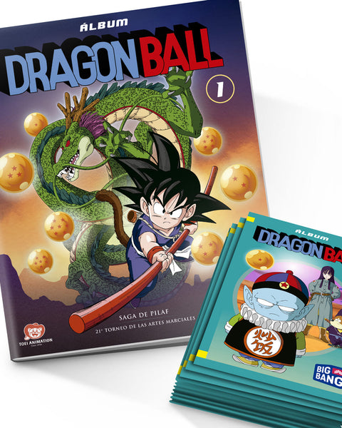 ÁLBUM + 25 sobres DRAGON BALL - "Saga de Pilaf"