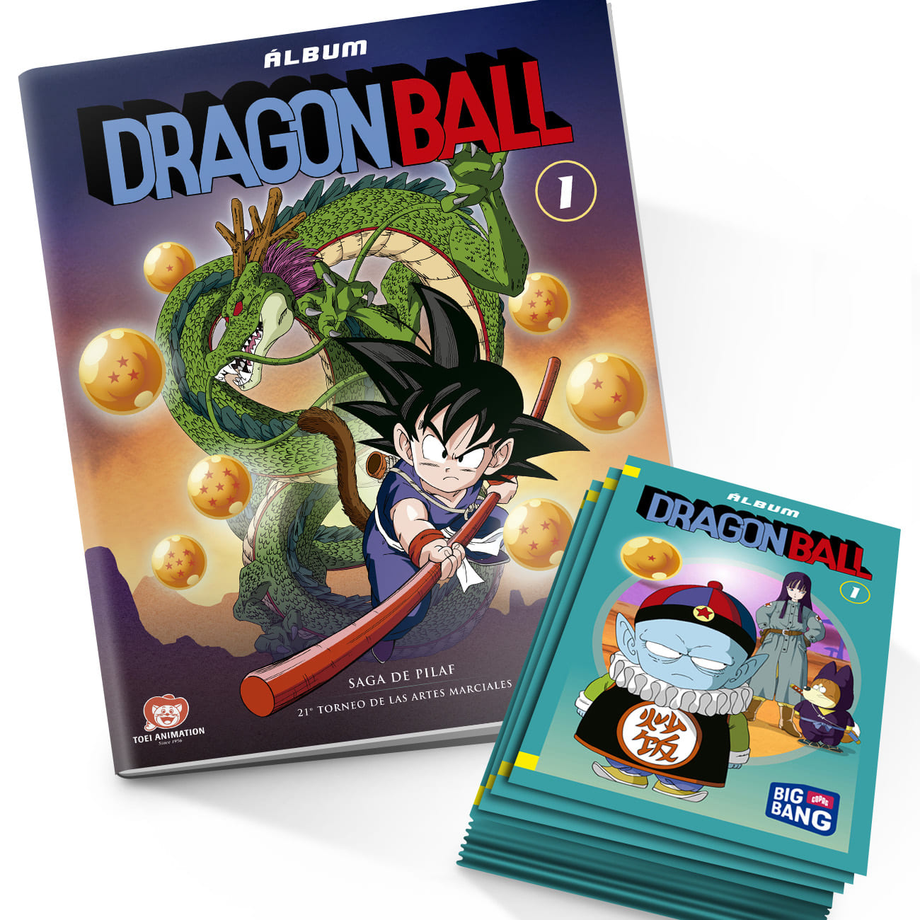 [PREVENTA OFICIAL] ÁLBUM + 25 sobres DRAGON BALL - "Saga de Pilaf"