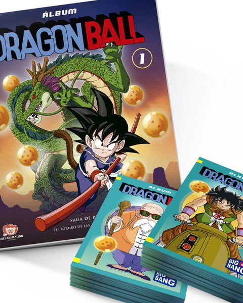 ÁLBUM + 50 sobres DRAGON BALL - "Saga de Pilaf"