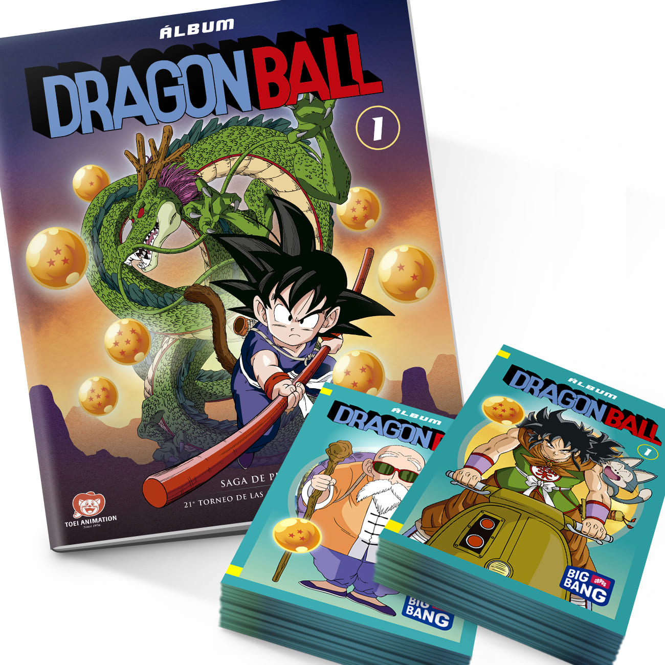 [PREVENTA OFICIAL] ÁLBUM + 50 sobres DRAGON BALL - "Saga de Pilaf"